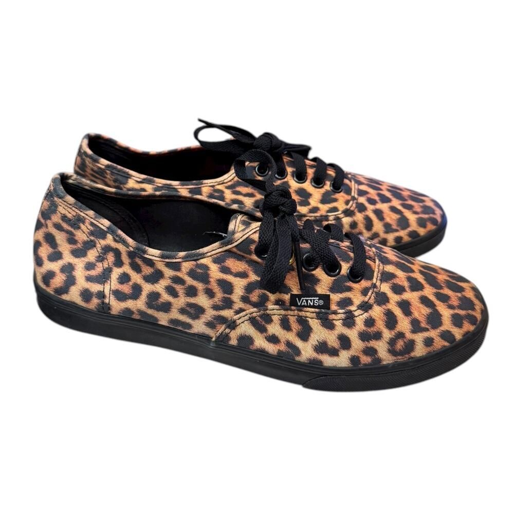 Vans Authentic Lowpro Leopard Women’s Sneakers 9.5 - Picture 3 of 7